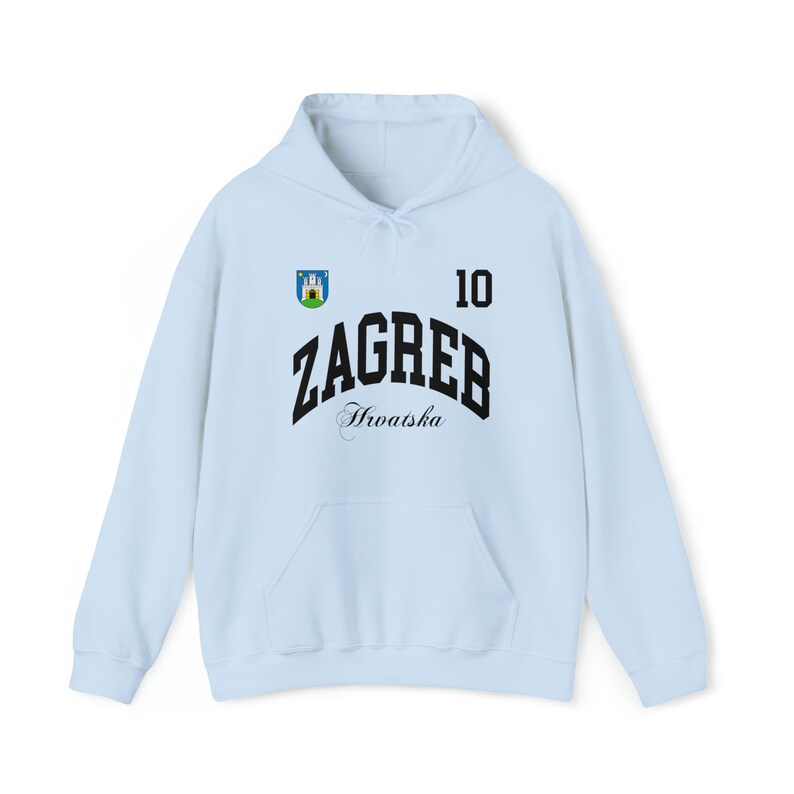 Zagreb Hoodie, Zagreb Hrvatska, Zagreb tshirt, Croatia shirt, Croatia capital, Croatia 2024 Tee,Croatia Soccer Jersey Shirt,Croatia navijaci image 3