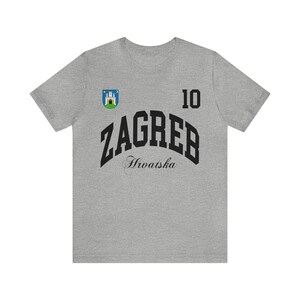 Zagreb Hrvatska, Zagreb tshirt, Croatia shirt, Croatia capital, Croatia 2024 Tee, Croatia Soccer Jersey, Croatia navijaci, world cup jersey image 2