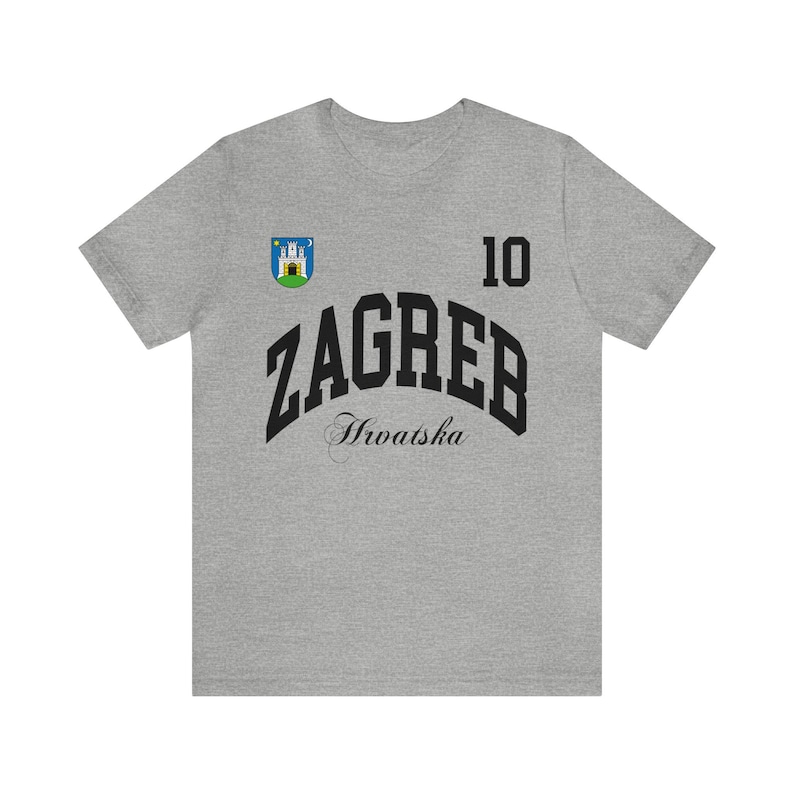 Zagreb Hrvatska, Zagreb tshirt, Croatia shirt, Croatia capital, Croatia 2024 Tee, Croatia Soccer Jersey, Croatia navijaci, world cup jersey image 2