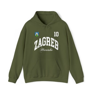Zagreb Hoodie, Zagreb Hrvatska, Zagreb tshirt, Croatia shirt, Croatia capital, Croatia 2024 Tee,Croatia Soccer Jersey Shirt,Croatia navijaci image 7