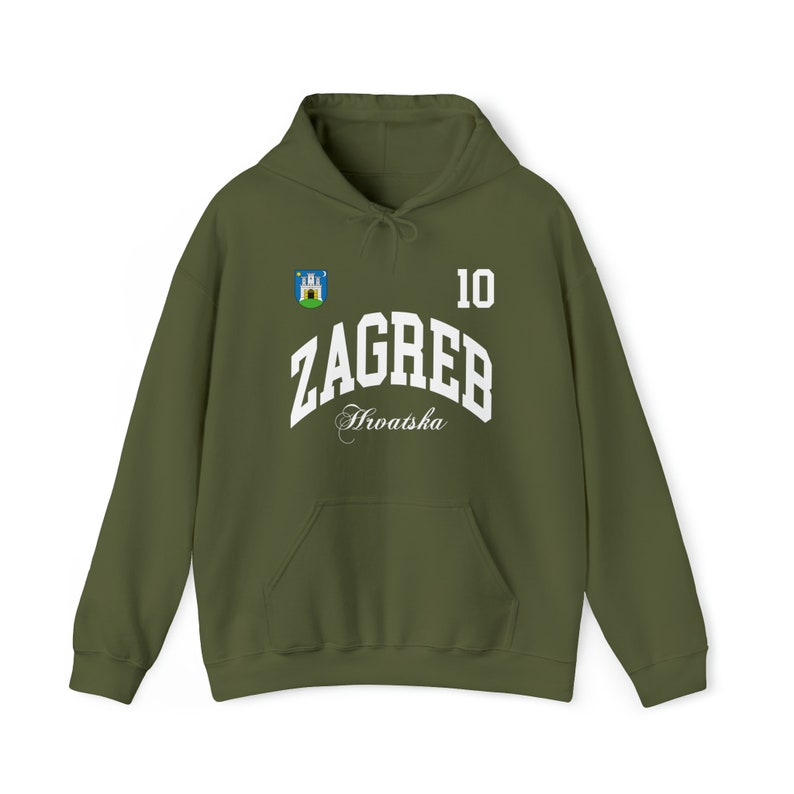 Zagreb Hoodie, Zagreb Hrvatska, Zagreb tshirt, Croatia shirt, Croatia capital, Croatia 2024 Tee,Croatia Soccer Jersey Shirt,Croatia navijaci image 7