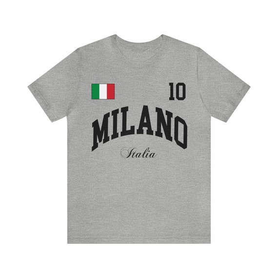Milano Italia, maglietta Milano, maglia Italia, citt� italiana, nazionale  Italia, maglietta Italia 2024, maglia da calcio Italia, tifosi del Milano -  Etsy Italia