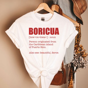 Boricua, camiseta boricua, regalo boricua, camiseta de Puerto Rico, camisetas latinas, camiseta chula, camiseta española, camiseta feminista latina, latina