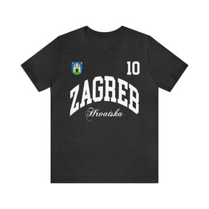 Zagreb Hrvatska, camiseta de Zagreb, camiseta de Croacia, capital de Croacia, camiseta de Croacia 2024, camiseta de fútbol de Croacia, Croacia navijaci imagen 3