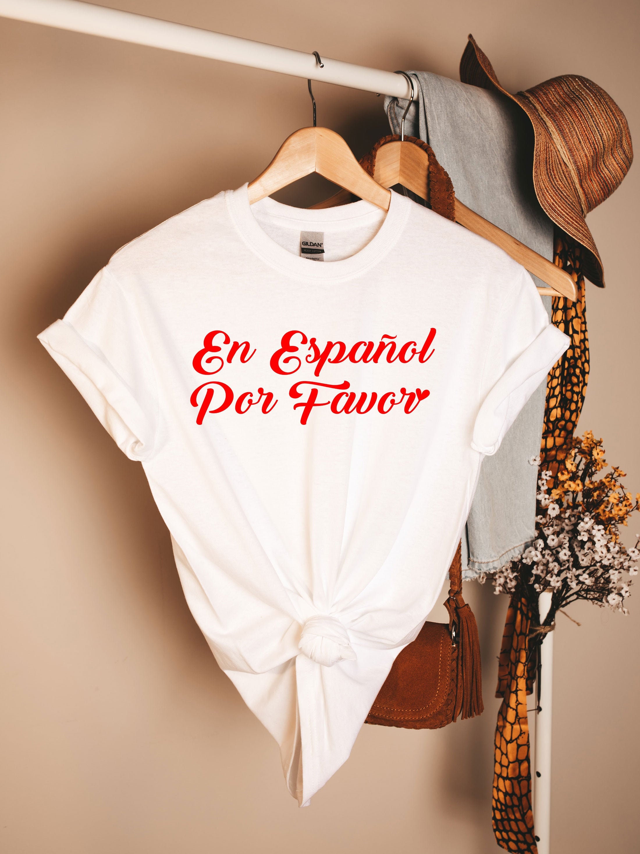 Espanol Tee En Espanol Por Favor Shirt Spanish Teacher - Etsy UK