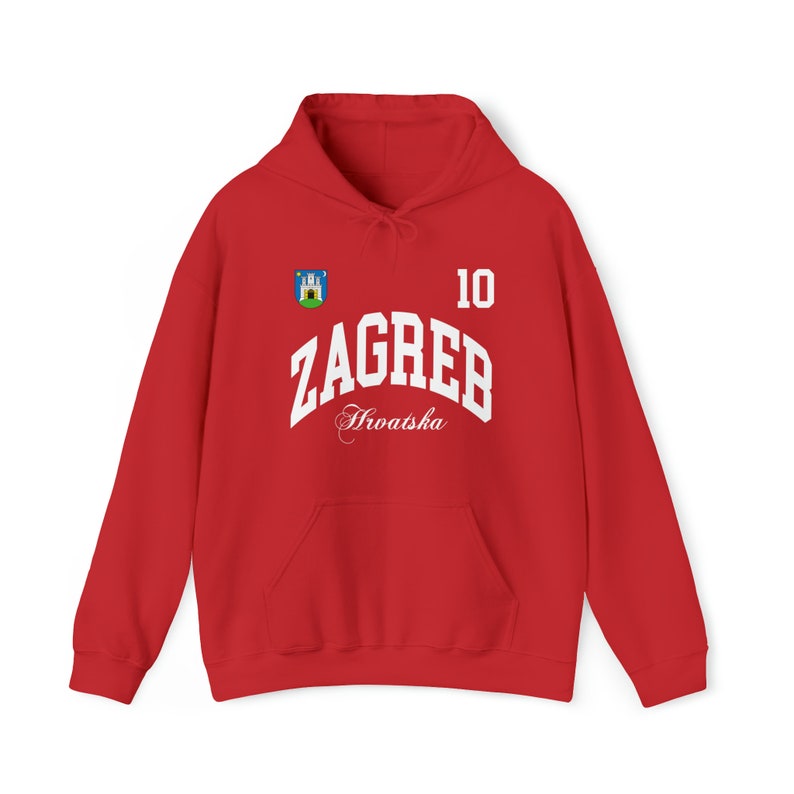 Zagreb Hoodie, Zagreb Hrvatska, Zagreb tshirt, Croatia shirt, Croatia capital, Croatia 2024 Tee,Croatia Soccer Jersey Shirt,Croatia navijaci image 5