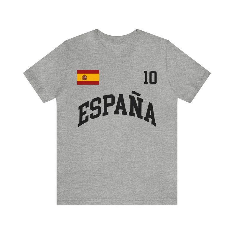 Espana jersey, Spain football, Spain basketball, Basketball world cup, Personalized number, Spain gift, World cup shirt, Spain Shirt image 2