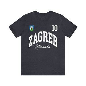 Zagreb Hrvatska, camiseta de Zagreb, camiseta de Croacia, capital de Croacia, camiseta de Croacia 2024, camiseta de fútbol de Croacia, Croacia navijaci imagen 5