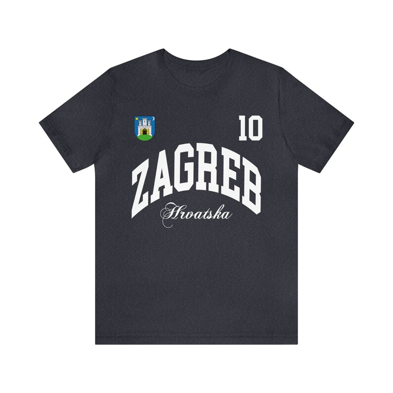 Zagreb Hrvatska, camiseta de Zagreb, camiseta de Croacia, capital de Croacia, camiseta de Croacia 2024, camiseta de fútbol de Croacia, Croacia navijaci imagen 5