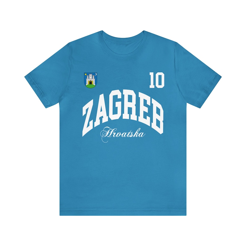 Zagreb Hrvatska, camiseta de Zagreb, camiseta de Croacia, capital de Croacia, camiseta de Croacia 2024, camiseta de fútbol de Croacia, Croacia navijaci imagen 2
