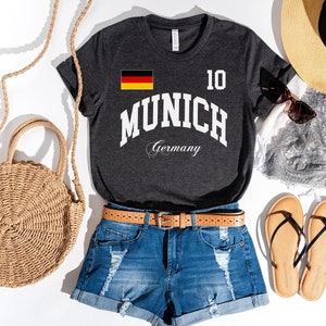 Munich Tee, Munich tshirt, Munich vacation gift, Munich Germany shirt, Munich apparel, Munich souvenir, Germany Jersey
