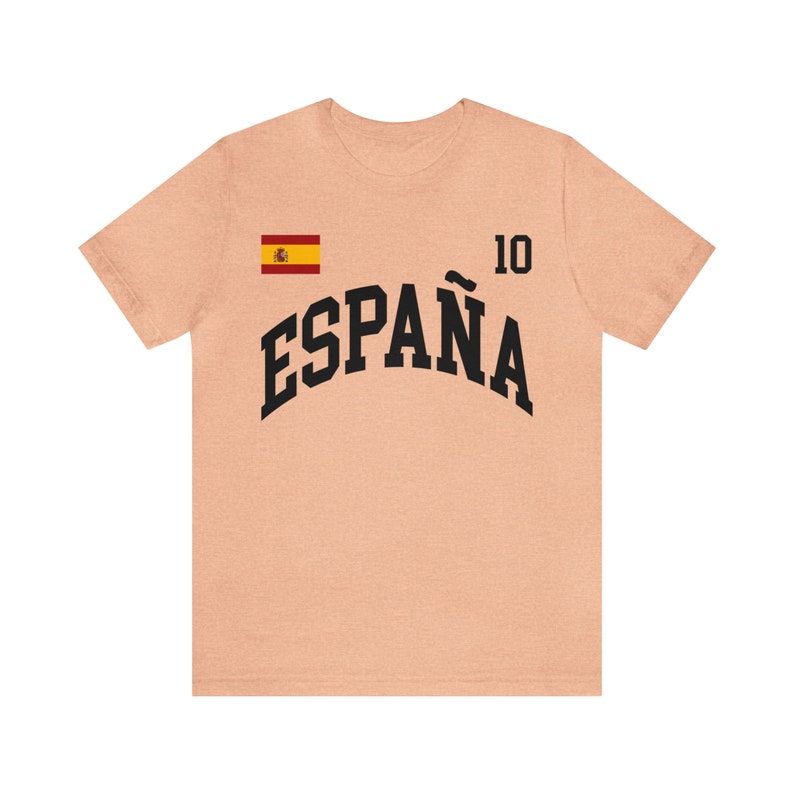 Espana Trikot, Spanien Fußball, personalisierte Nummer, Spanien Geschenk, WM-Shirt, Spanien-Shirt, Spanien-Fußballfans, Madrid-Shirt Bild 6