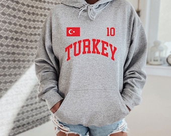 Sudadera con capucha de Turquía, camiseta de Turquía, regalos de Turquía, camisa de Turquía, camiseta de Turquía, regalo para aficionados de Turquía, Copa del Mundo de Turquía, camiseta de la Copa del Mundo