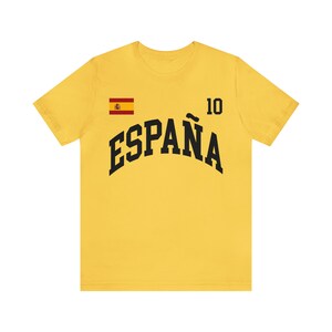 Espana Trikot, Spanien Fußball, personalisierte Nummer, Spanien Geschenk, WM-Shirt, Spanien-Shirt, Spanien-Fußballfans, Madrid-Shirt Bild 5