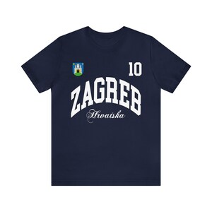 Zagreb Hrvatska, camiseta de Zagreb, camiseta de Croacia, capital de Croacia, camiseta de Croacia 2024, camiseta de fútbol de Croacia, Croacia navijaci imagen 7