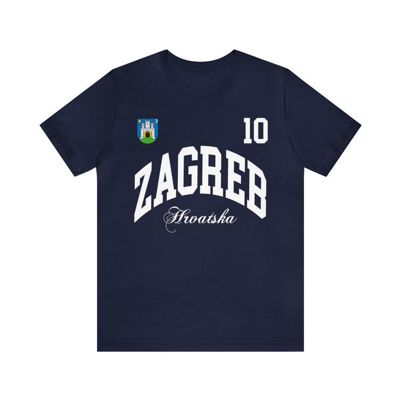 Zagreb Hrvatska, camiseta de Zagreb, camiseta de Croacia, capital de Croacia, camiseta de Croacia 2024, camiseta de fútbol de Croacia, Croacia navijaci imagen 7
