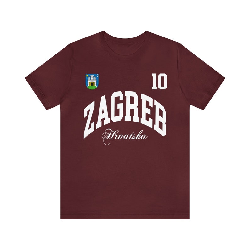 Zagreb Hrvatska, camiseta de Zagreb, camiseta de Croacia, capital de Croacia, camiseta de Croacia 2024, camiseta de fútbol de Croacia, Croacia navijaci imagen 6