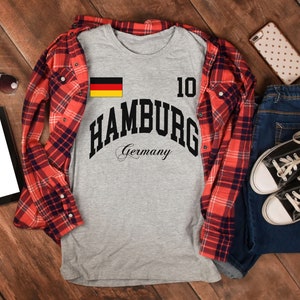 Hamburg Tee, Hamburg tshirt, Hamburg vacation gift, Hamburg Germany shirt, Hamburg apparel, Hamburg souvenir, Germany Jersey