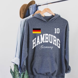 Hamburg Hoodie, Hamburg tshirt, Hamburg vacation gift, Hamburg Germany shirt, Hamburg apparel, Hamburg souvenir, Germany Jersey