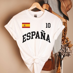 Espana-jersey, Spanje voetbal, Spanje basketbal, WK basketbal, gepersonaliseerd nummer, Spanje cadeau, WK-shirt, shirt Spanje