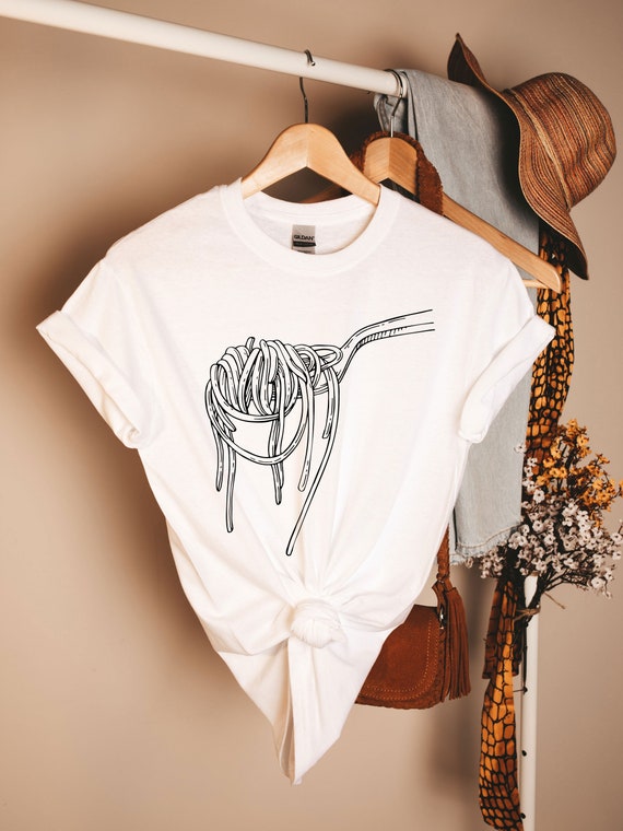 Spaghetti shirt,Pasta Gifts, Spaghetti Tee, Foodie Gift, Funny Shirt, Food T-shirt, Food Shirt, Noodles Shirt, Italian Gift, Foodie gift