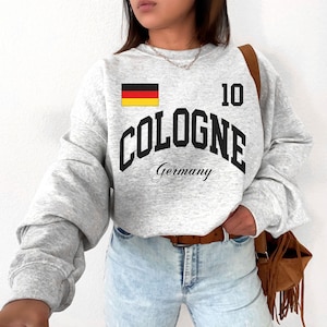 Cologne Crewneck, Cologne tshirt, Cologne vacation gift, Cologne Germany shirt, Cologne apparel, Cologne souvenir, Germany Jersey