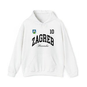 Zagreb Hoodie, Zagreb Hrvatska, Zagreb tshirt, Croatia shirt, Croatia capital, Croatia 2024 Tee,Croatia Soccer Jersey Shirt,Croatia navijaci image 2