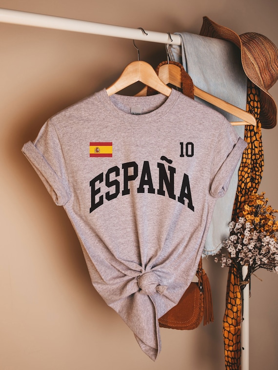 Espana jersey, Spain football, Personalized number, Spain gift, World cup shirt, Spain Shirt, Spain football fans, Madrid Shirt