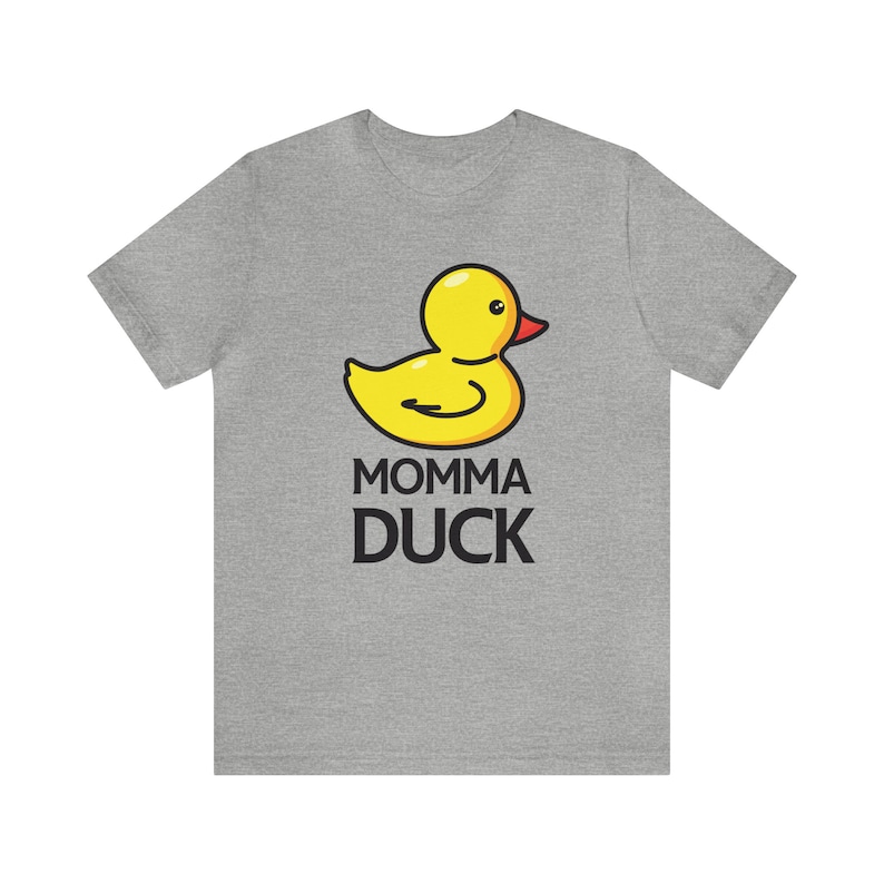 Duck mom tshirt, Momma Duck, Duck Mom Shirt, Duck Shirt, Duck Mom T-shirt, Gift for Duck Lover,Girls Duck Shirt,Duck Gifts for Her,Wife Mom image 2