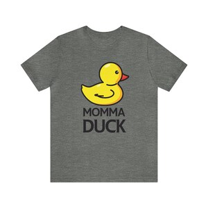 Duck mom tshirt, Momma Duck, Duck Mom Shirt, Duck Shirt, Duck Mom T-shirt, Gift for Duck Lover,Girls Duck Shirt,Duck Gifts for Her,Wife Mom image 4