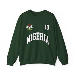 Nigeria with name on the back Sweatshirt