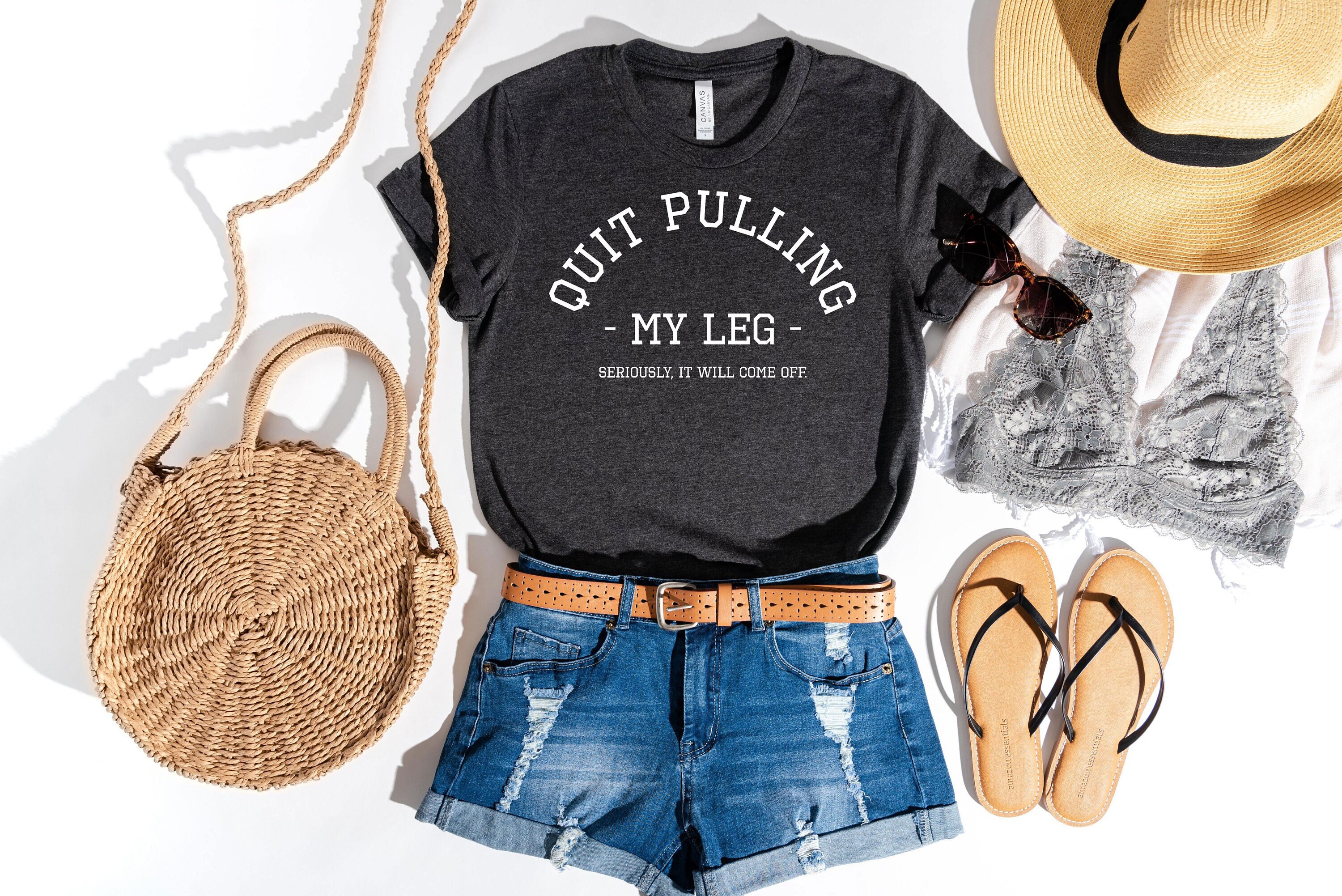 Quit Pulling My Leg Shirt, Funny Leg Amputee Gift,Funny Amputee Shirt, Amputation Surgery Gift, shark attack, hand Amputation,leg Amputation