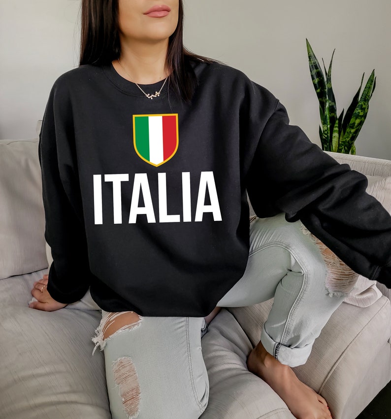 Camiseta da Itália, Camiseta com a Bandeira da Itália, Camiseta Nacional, Camiseta com a Bandeira do País, Moletom com a Bandeira da Itália, Orgulho Italiano, Itália, Nacionalidade imagem 1