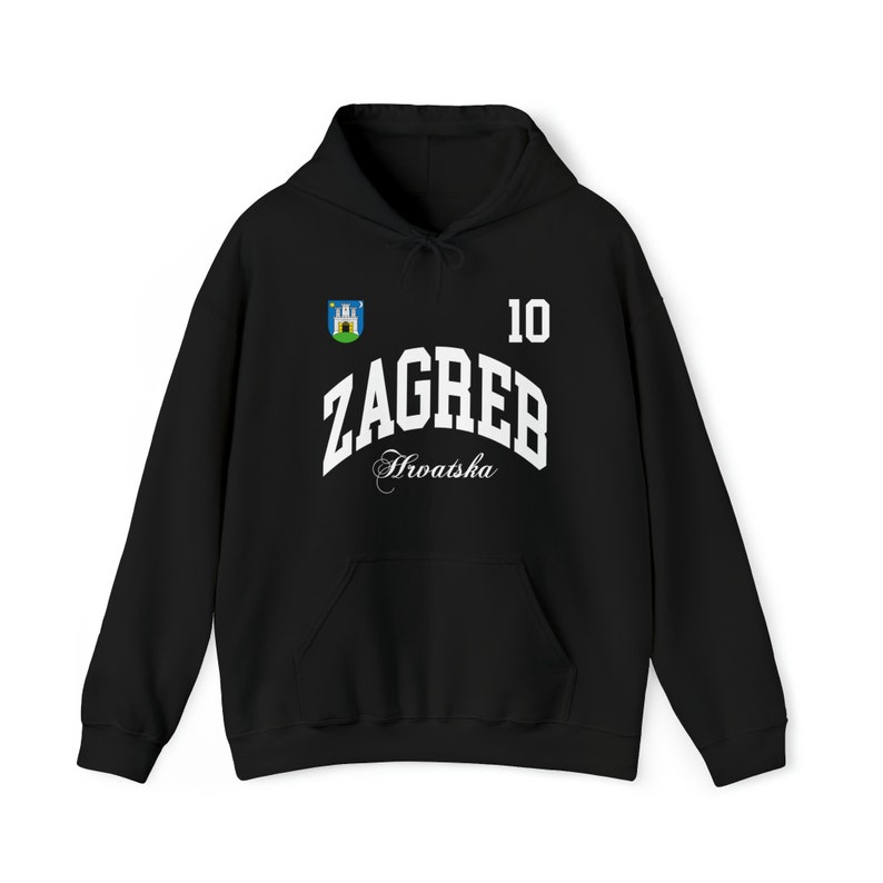 Zagreb Hoodie, Zagreb Hrvatska, Zagreb tshirt, Croatia shirt, Croatia capital, Croatia 2024 Tee,Croatia Soccer Jersey Shirt,Croatia navijaci image 4