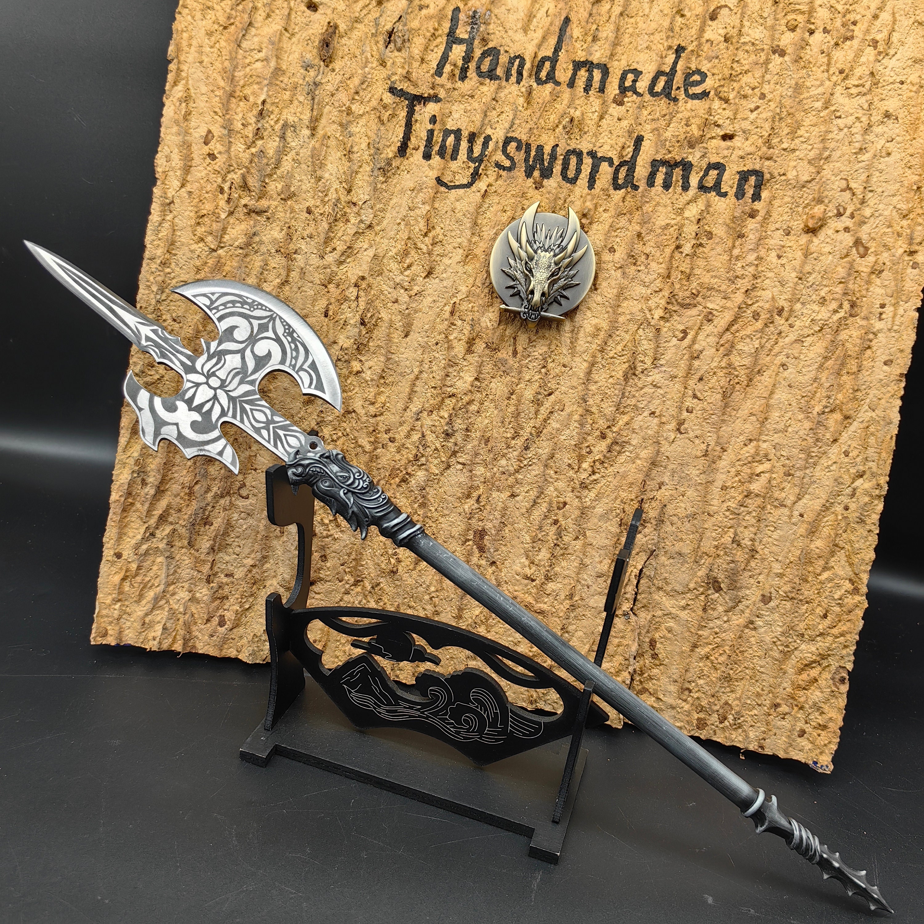 Hand-forged Steel Xuanhua Axe Miniature Cheng Yaojin Xuanhua