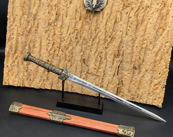 手鍛造の漢剣ミニチュア：古代中国の剣のレプリカ - Etsy 日本