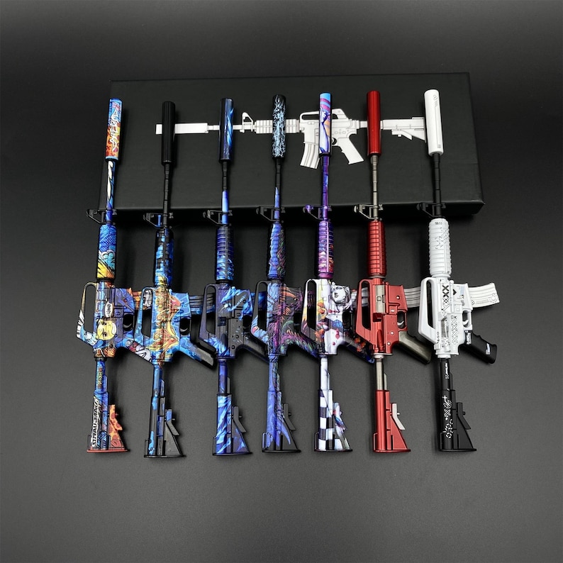 IRL Hot CSGO Skin Gun Miniature M4A1-S Printstream Hyper Beast Red Hod ...