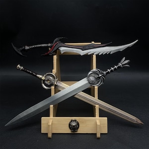 Handmade Skyrim Sword Set: Daedric, Dawnbreaker, Nightingale - 1/6 Scale Metal Replicas