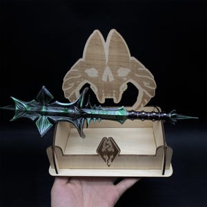 IRL Skyrim Hammer of Molag Bal Metal Replica Molag Bal Deadric Artifact Fantastic Skyrim Game Collection