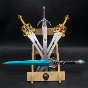 Oblivion Special Swords 4-in-1 Pack: Umbra, Chillrend, Dawnfang/Duskfang - Metal Replica with Display Stand