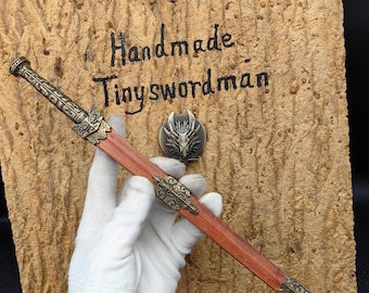 Hand-Forged Han Jian Miniature: Ancient Chinese Sword Replica