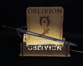 Umbra Sword Replica: Oblivion Game Fan Art, Metal 1/3 Scale