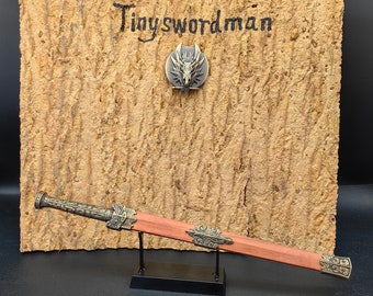 手鍛造の漢剣ミニチュア：古代中国の剣のレプリカ - Etsy 日本