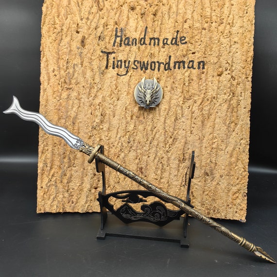 【裁きの龍様リクエスト品】WW2 FEUERHAND 75STK Hand-forged Zhangfei Snake Spear: Brass Handle Steel Blade Replica