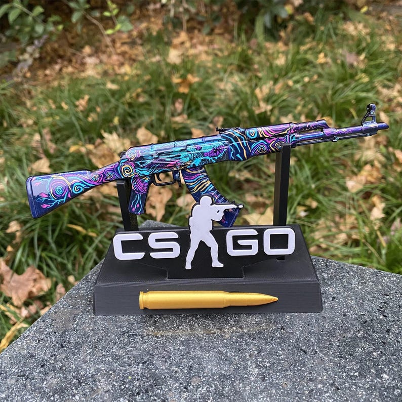 Customized CSGO Rare Skin AK-47 Miniature CS2 Ak47 Wild Lotus Nightwish ...