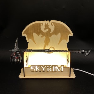 Skyrim Daedric War Hammer Miniature: 1/6 Scale Metal Replica