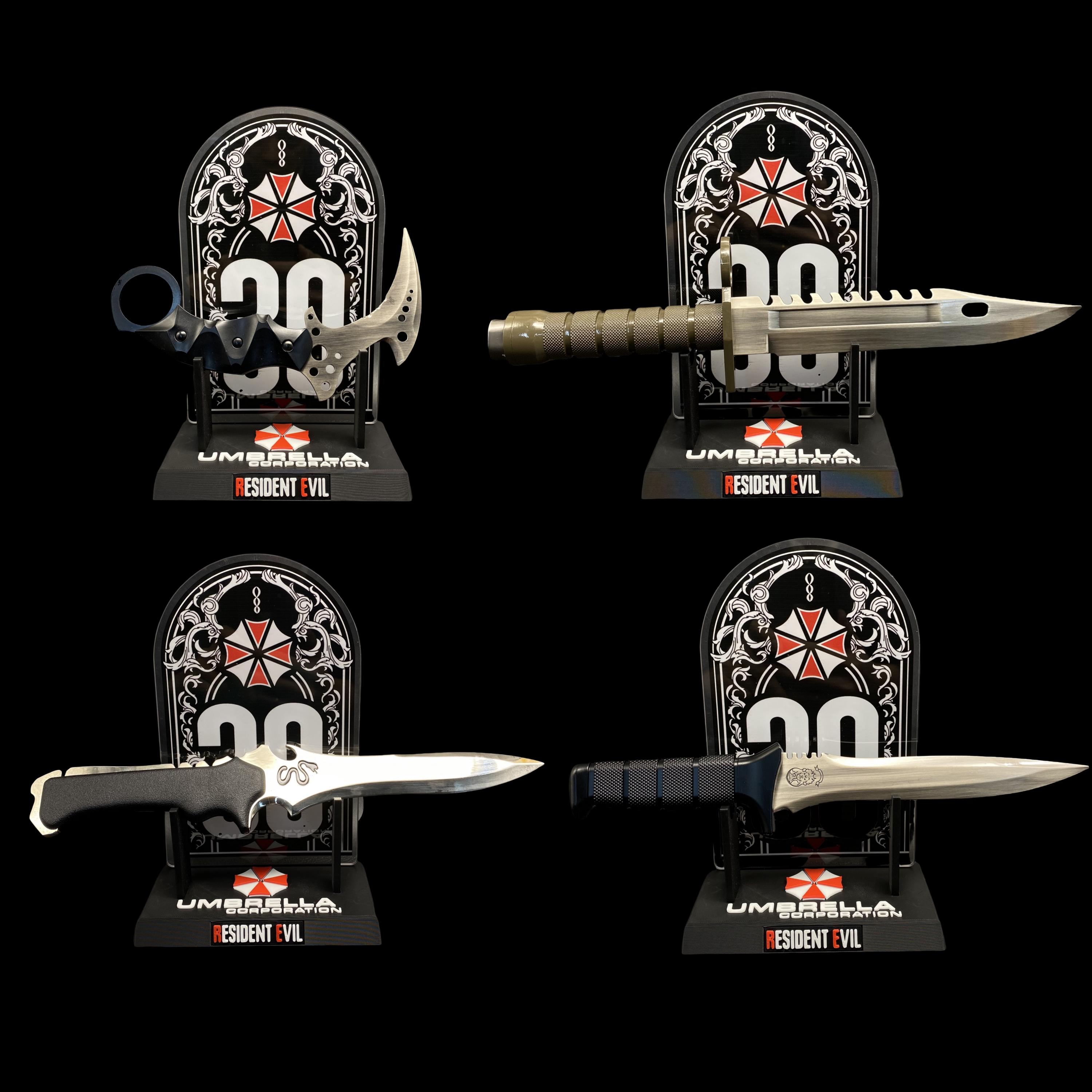 Resident Series Classical Game Knife Metal Replica Leon M9 Primal