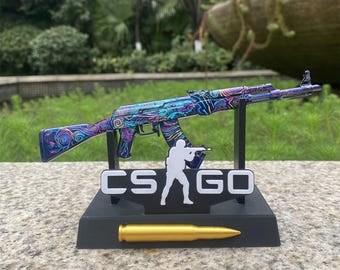 CS2 AK-47 Nightwish miniatuur CSGO gamer kerstcadeau voor verzameling
