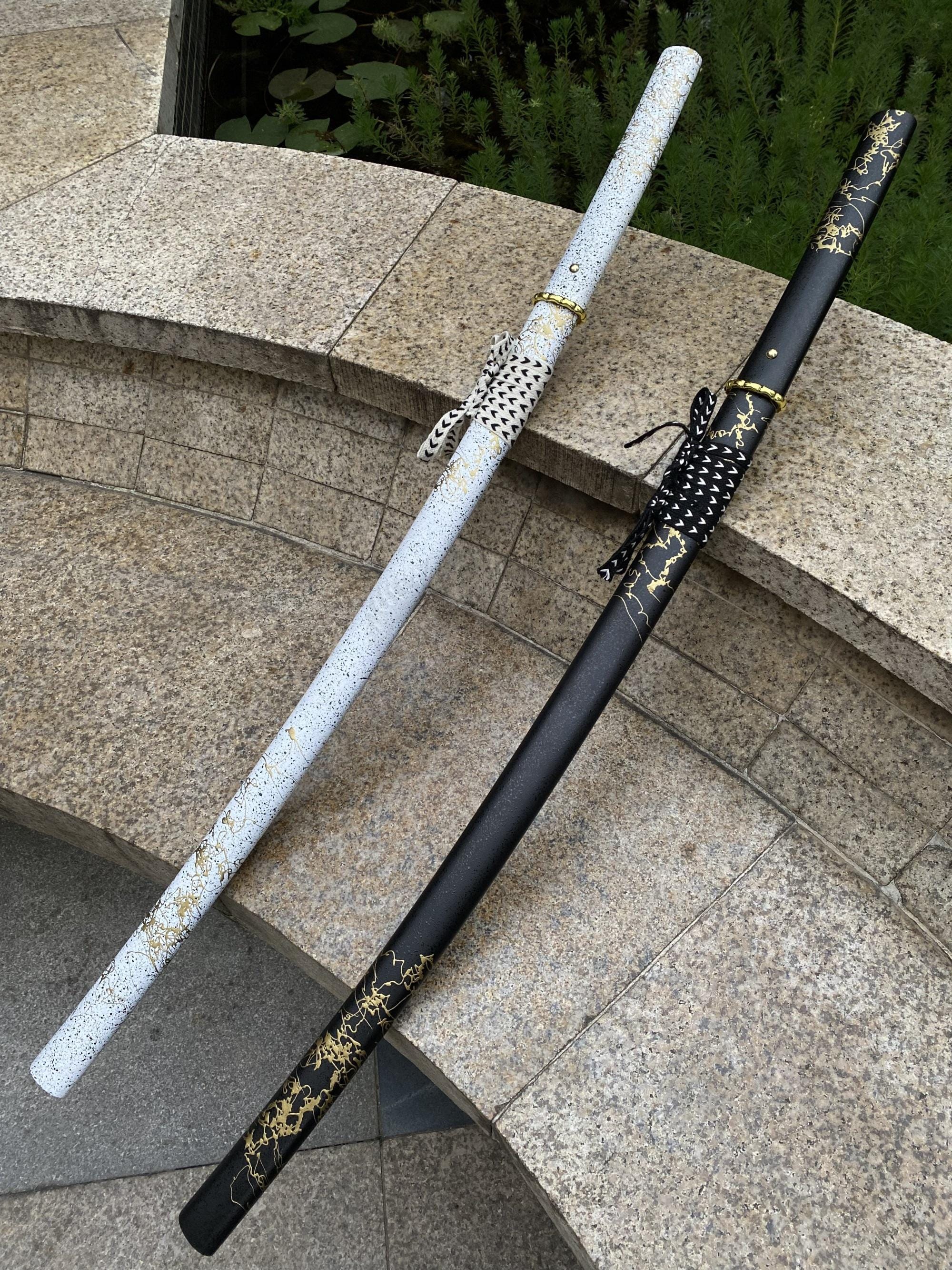 Handmade Gost of Yōtei Gilded Dawn Katana IRL Carbon Steel Hand
