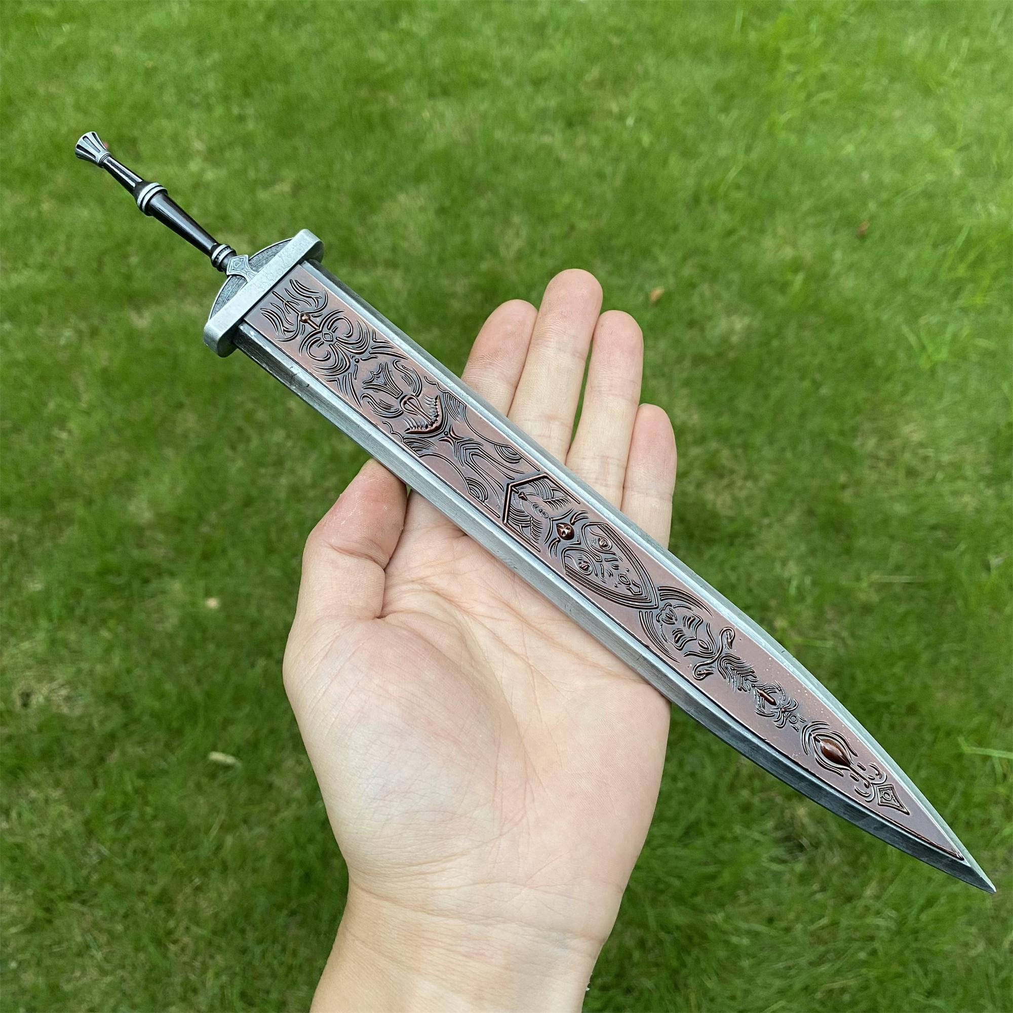 Ludwig's Holy Sword Replica: Zinc Alloy Miniature Greatsword (11.8